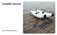 Inflatable Kayak Side Stabilizer Anti-Tip Kayak Stabilizer System Paddling Craft Side Stabilizer Kit Lightweight & Portable Boat