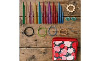 Lightweight Detachable Knitting Needle Set Rust-Resistant Interchangeable Circular Knitting Travel Friendly Interchangeable Circular Easy Storage for Knitters, DIY Crafters, Crafting, Outdoor