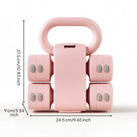 Dumbbell with Kettlebell Handle Compact Adjustable Dumbbell Multifunctional