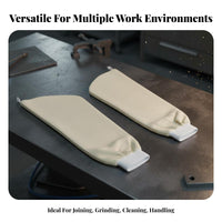 Metal-Joining Apron Spark-Resistant Heavy Duty Canvas Apron Adjustable Straps Heat Resistant Work Bib for Welders, Mechanics, Factory