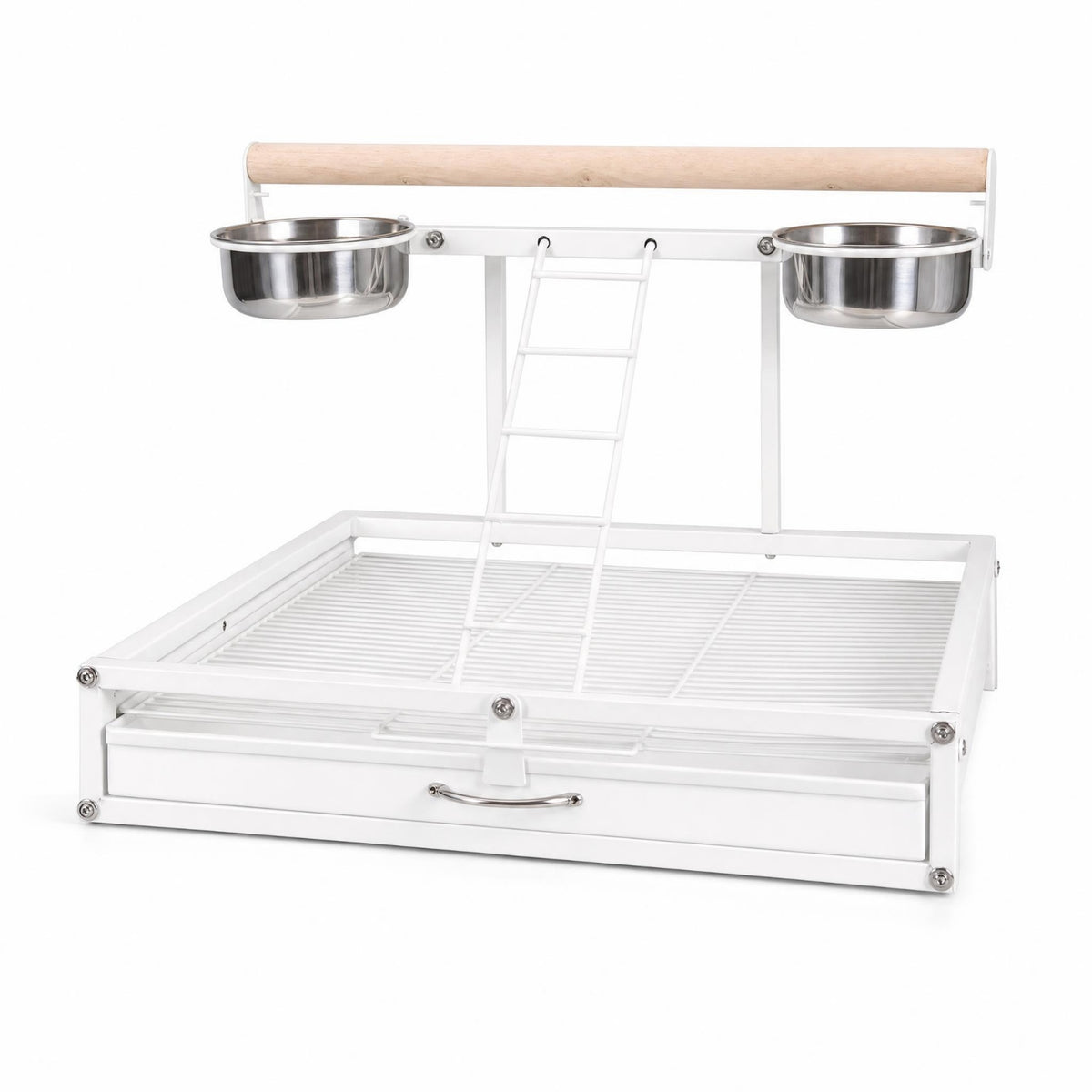 Bird Play Stand Compact Tabletop Bird Stand Stable Pet Supply for Parakeets
