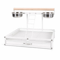 Bird Play Stand Compact Tabletop Bird Stand Stable Pet Supply for Parakeets