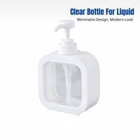 Travel Liquid Dispenser Bottle, Portable Pump Bottle, Shampoo, Body Wash, Laundry, Transparent Empty Container