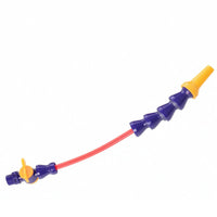 Coolant Hose with Round Nozzle Plastic Flexible Coolant Hose Spray Line Easy to Install Tube Long Service Life for Machinists