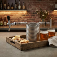 Cooler Conversion Box Conversion Kit Dispense-Control Cooler Conversion Kit with Coil Hardware Stainless Steel DIY