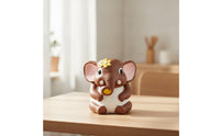Elephant Planter Cute Planter Figurine Cartoon Pot Hug for Collectors, Desk