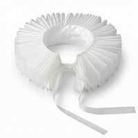 Ruffled Detachable Neck Ruff Theatrical Pleated Ruff for Cosplayers, Actors