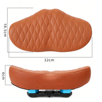 FMFXTRA Bicycle Seat Electric Bike Saddle Oversized Soft Cushion Universal