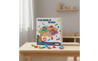 Toe Game Screen Toe Game Board Simple to Carry Children Toy for Young Children