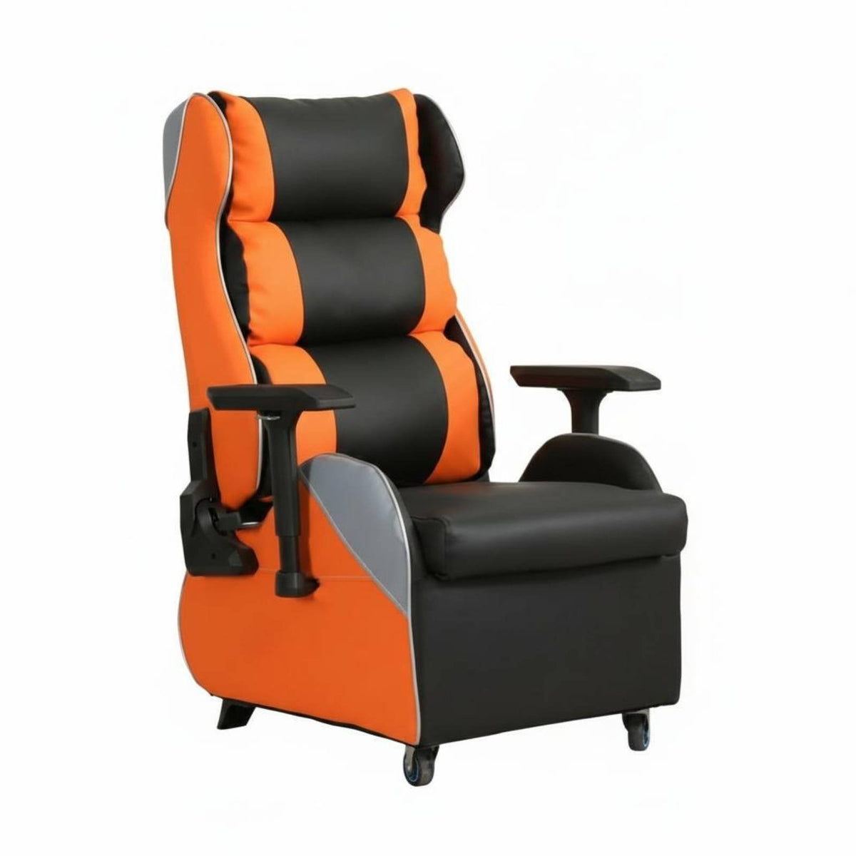 Reclining Function Lounge Station with pivot Tray Sofa-Like Comfort Gaming Recliner Ergonomic Design Computer Armchair Full Support for Home Office Workers, Streamers, Students, Internet Cafe, Bedroom, Living Room, Den