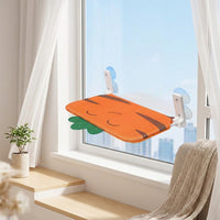 Hanging Cat Bed Window Cat Bed, Suction Cup Cat Hammock for Indoor Cats, Space Saving Foldable Frame with Breathable Mesh Material