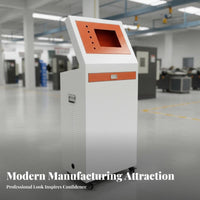 Drawer Design Sloped Control Console Electrostatic Coating Electrical Enclosure Side Ventilation Industrial Equipment Mobile Design for Engineers, Technicians, Factory Workers, Power Plant, Workshop, Manufacturing Floor