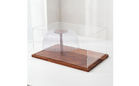 Baseball Cap Display Case Transparent Baseball Cap Display Box No Assembly Required for Collectors, Shelf