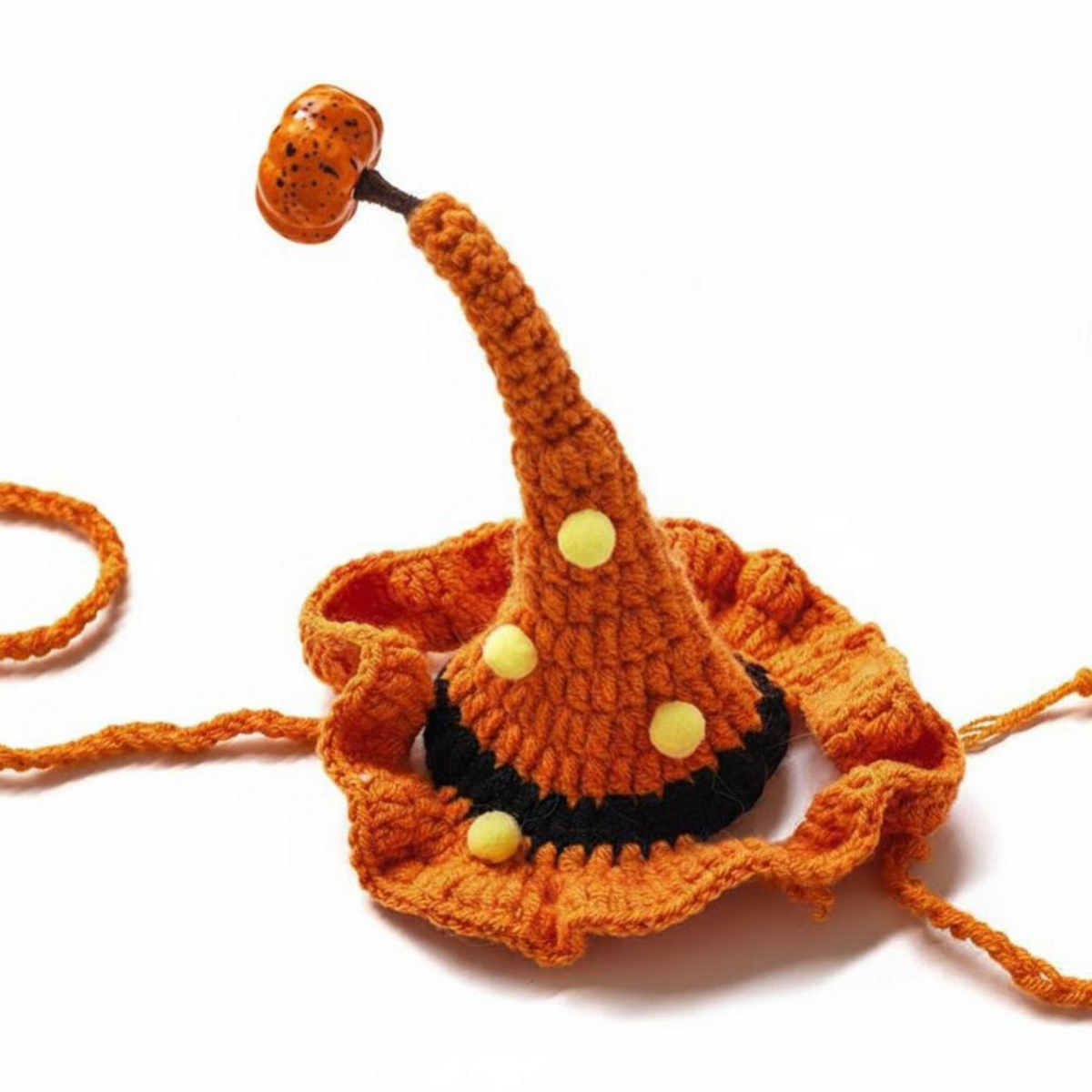 Halloween Cat Costume, Pet Pumpkin Cosplay Hat