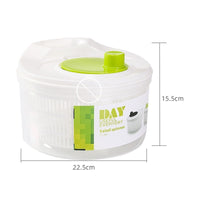 Manual Salad Dryer Multi-Functional Vegetable Dryer Detachable Design Food Prepping Tool for Meal Prep