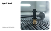Leak-Proof 1/4 Inch Quick Connect Adapter 1/4 Inch Quick Connect Converter Easy Installation Foam Cannon Adapter Heavy Duty for Car Detailers, DIY Enthusiasts, Farm Use