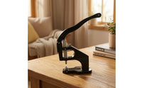 Hand Press Machine with Dies Hand Press Machine Set Benchtop Eyelet Setting Tool for Leathercrafters, Leathercraft, Workshop