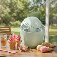 Compact Automatic Ice Cream Machine Space-Saving Sorbet Maker Versatile Appliance Quick Freeze for Children