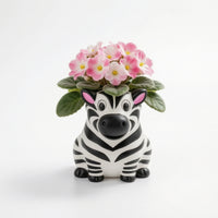 Animal Flower Pot Decorative Animal Planter Succulent Planter Compact Mini Flower Pot Fun for Desk, Office