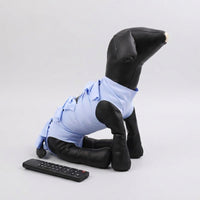 Cat Recovery Suit for Spay Surgery, Female Post Surgery Cat Wear with Tie Back, Sleeveless Four-Legged Design, Breathable Anti-Lick Protection
