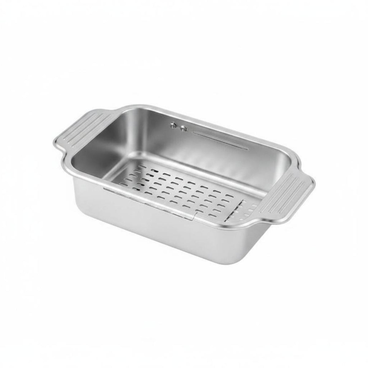 Adjustable Telescopic Drain Basket Rust Resistant Stainless Steel Dish Rack Easy to Hygienic zoneSaving Drying Rack for Vegetable Rinsing