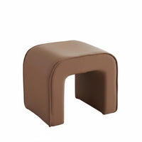 Multi-Functional Button-Tufted Low Stool Luxury Design Footrest adaptable Use Ottoman Padded Seat for Adults, Homeowners, Interior Designers, Living Room, Entryway, Bedroom, End of Bed