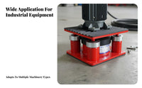 Noise Reduction Machinery Anti-Vibration Mount Long-Lasting Heavy Duty Shock Absorber Easy Installation Air Coil Vibration Damper Low Maintenance for Engineers, Factory Owners, Technicians, HVAC Units, Motors, Machine Rooms, Factories