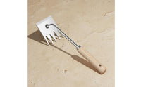 Weeding Rake Hoe Multi-Functional Manual Invasive Growth Remover Stainless Metal Garden Base Puller for Gardeners
