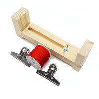 Easy to Use Wood Bracelet Loom Clamp Design DIY Bracelet Braiding Stand Polished Surface Cord Weaving Frame