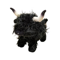 Highland Cow Stuffed Animal Toy Farmhouse-Style Highland Cow Stuffed Animal Plushie Long-Haired Shaggy for Children, Nursery