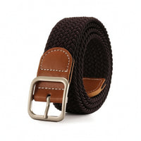 Braided Elastic Belt Comfortable Braided Stretch Belt Stylish Soft for Jeans, Everyday Wear