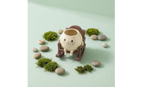 Cat Figure Planter Simple Feline Face Desktop Ornament Tiny Limbs Home Decor