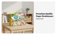 Intelligence Development Themed Cartoon Jigsaw Giftable Packaging Large Piece Jigsaw Set Problem-Solving Skills for Children 3+, Preschool