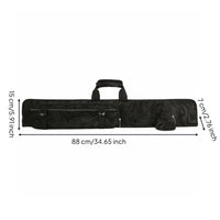 Billiard Cue Bag Scratch Protection Pool Equipment Bag Zippered for Tournament