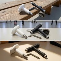Skateboard T-Tool with Bearing Press Multi-Functional Skateboard Tool Kit Bearing Press Puller Portable T-Wrench Allall-in-1
