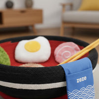 Long-Lasting Scratch-Resistant Ramen Bowl Cat Bed Multi-Functional Pasta Bowl Cat Scratcher Low-Shedding Sisal Scratching Lounger Unique Design for Cats