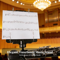 Adjustable Clarinet Marching Lyre Stable and Secure Clarinet Lyre Lightweight for Outdoor Performances, Parades