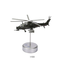 WZ-10 Model Display Attack Helicopter Model with Stand Gift Die-Cast Helicopter for Collectors
