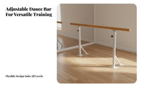 Adjustable Dance Barre Floor-Standing Freestanding Dance Bar Wall Mounted Dance Bar for Children, Dancers