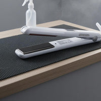 High-Frequency Electric Hair Straightener 90 X 26 Mm Plates Infrared Hair Straightener 360 Degree Swivel Cord Flat Iron Built-in Display