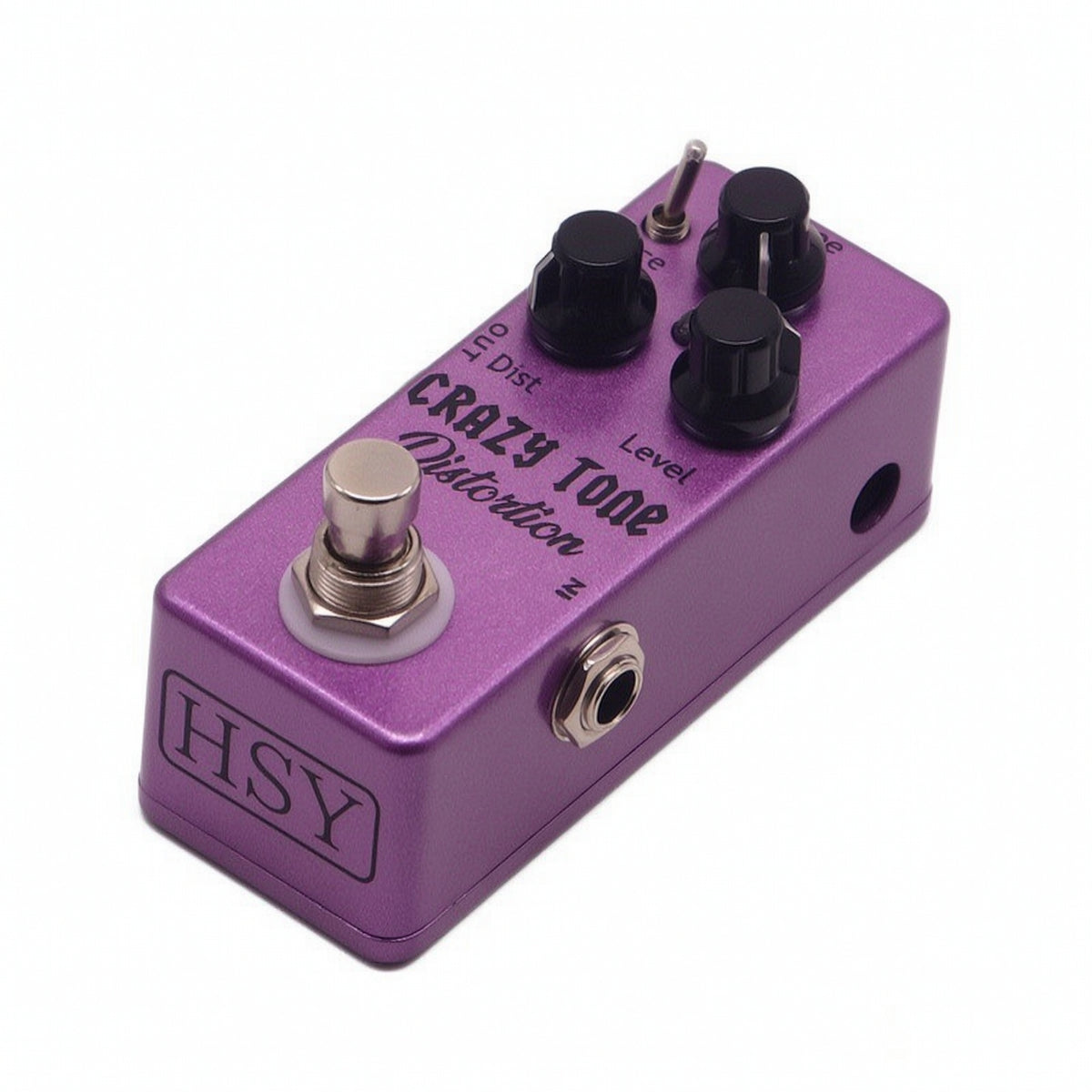 Distortion Pedal Distortion Guitar Pedal Vintage Grit Stompbox for Guitarists, Pedalboard, Rehearsal
