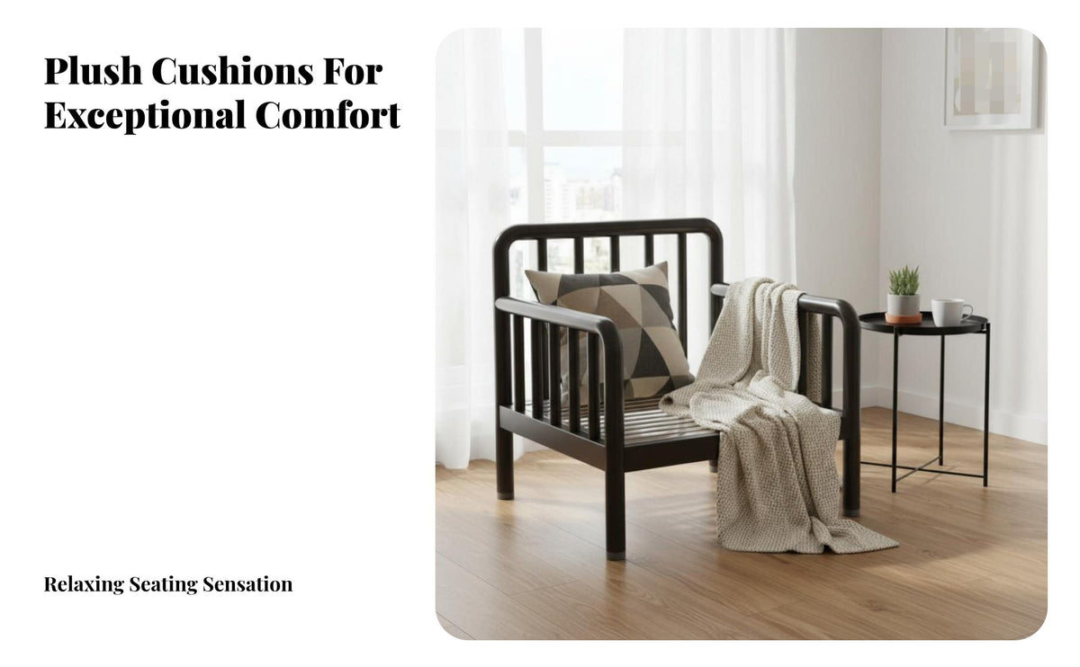 Thickened Frame Stainless Steel Tube Bench Indoor & Outdoor Use Household Furniture Rustresistant Slatted Seat sturdyDuty for Small Apartment Dwellers, Homeowners, Adults, Living Room, Balcony, Garden, Backyard