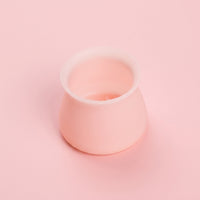 TPR Table Chair Leg Covers Small Pink, Silent Furniture Leg Protectors for Home Use Indoor, Floor Protector Table Pad for Homeowners