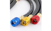 Charging Hose Wide Compatibility Refrigeration Charging Hose Secure for Auto Mechanics