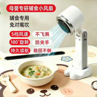 Portable Handheld Fan with USB Charging and 5 Speed Settings