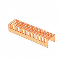 High Clarity Acrylic Tile Display Stand Large Capacity Stone Sample Organizer Polished Edges Building Material Sample Holder Modern Minimalist Design for Contractors, Exhibition