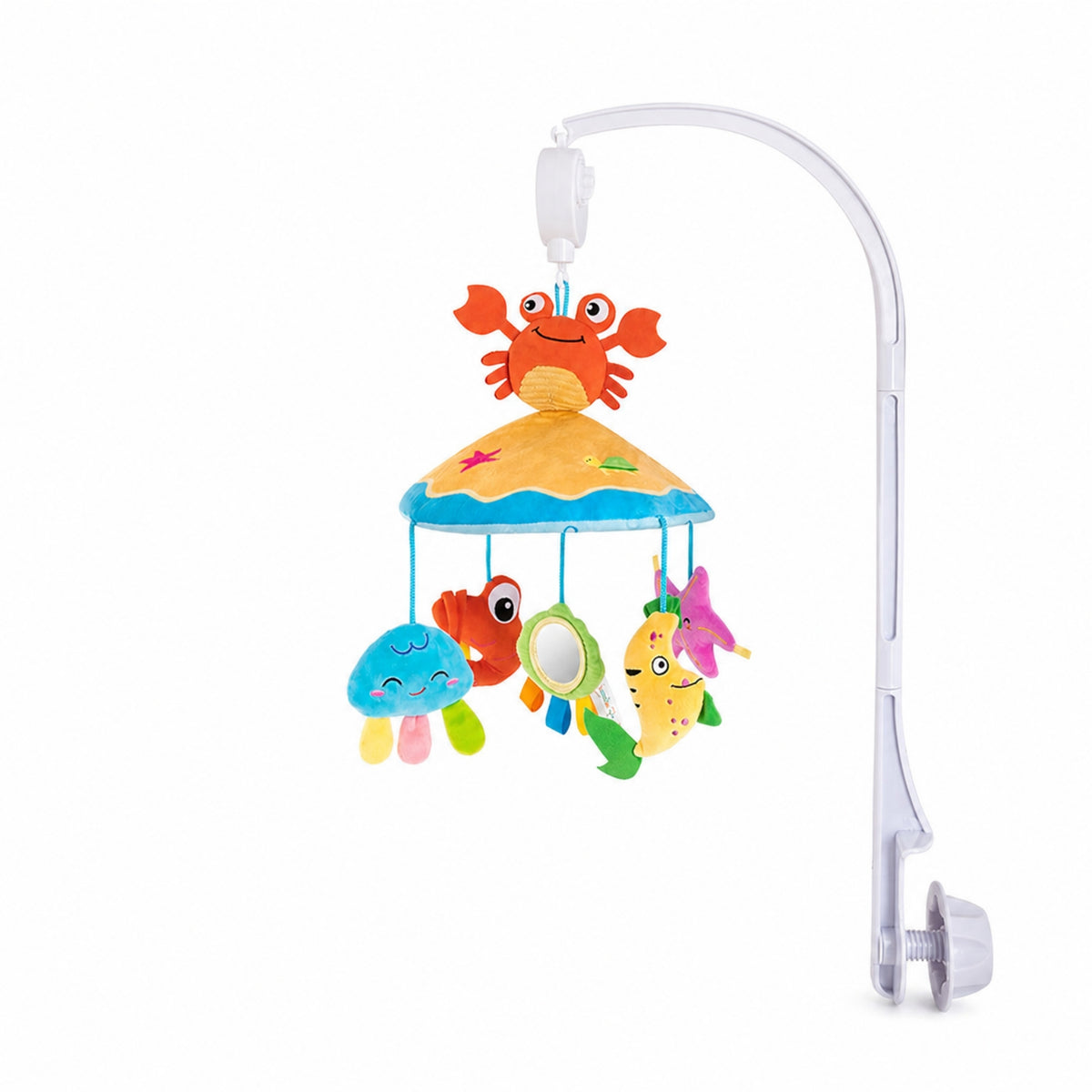 Musical Crib Mobile with Music Hanging Crib Mobile Soft Toy Soothing for Infants, Babies, Newborns