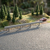 DIY Friendly Highway Guardrail Model Realistic Appearance Sand Table Highway Fence Versatile Miniature Road Barrier Sturdy for Hobbyists