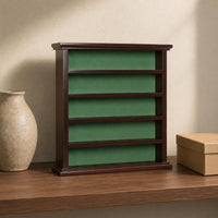 6 Ball Display Shelf Solid Wood Golf Ball Display Rack Tabletop for Home, Office, Lounge Area