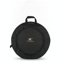 Front Pocket 22-Inch Cymbal Bag Zippered Padded Cymbal Bag Black